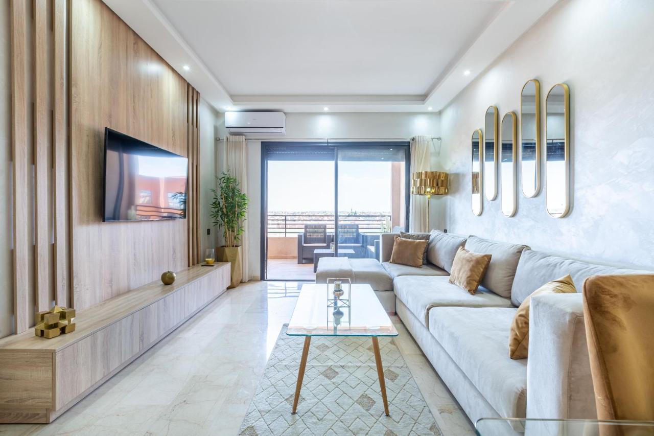 New! Superbe appartement à Majorelle,terrace,IPTV. Marrakesh Extérieur photo