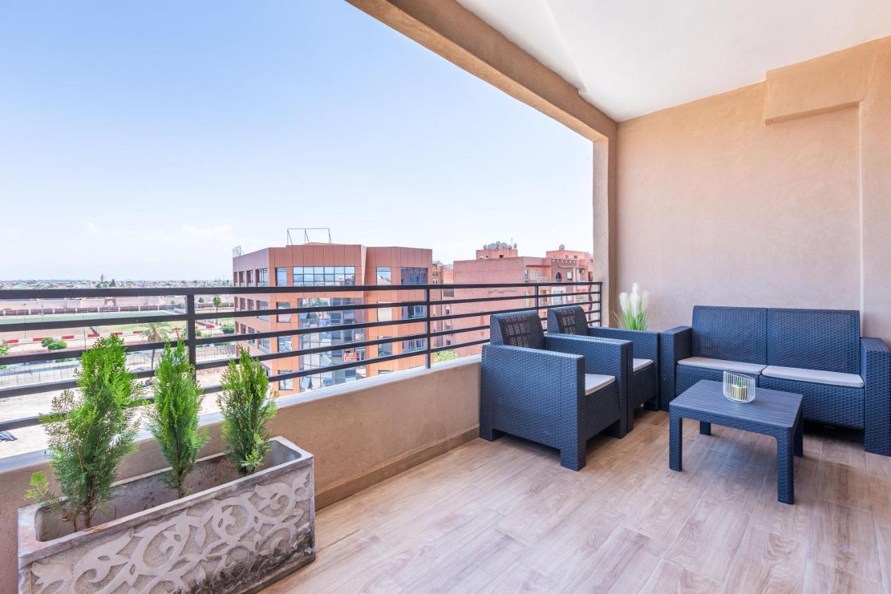 New! Superbe appartement à Majorelle,terrace,IPTV. Marrakesh Extérieur photo